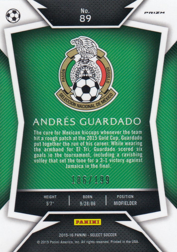 089. ANDRÈS GUARDADO - MÈXICO - RED PRIZM - VERSON 2 - #199
