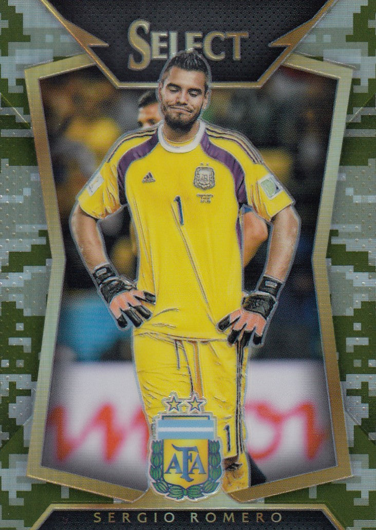 066. SERGIO ROMERO - ARGENTINA - CAMO PRIZM - #249