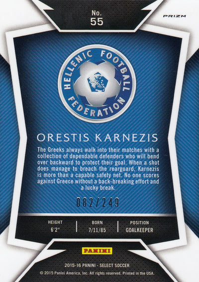 055. ORESTIS KARNEZIS - HELLAS - CAMO PRIZM - #249