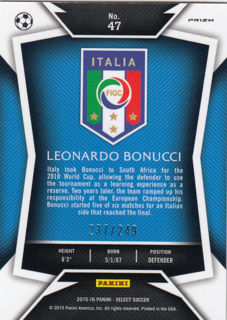 047. LEONARDO BONUCCI - ITALIA - CAMO PRIZM - #249