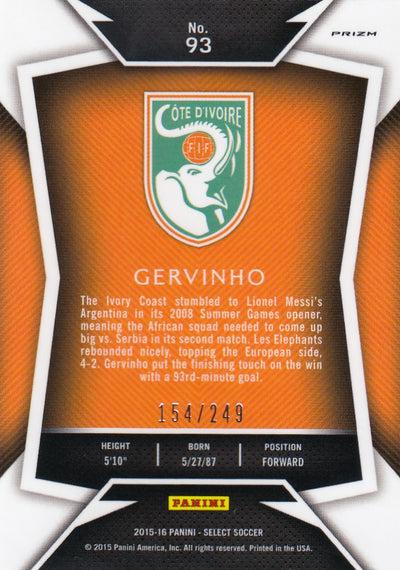 093. GERVINHO - IVORY COAST - CAMO PRIZM - #249