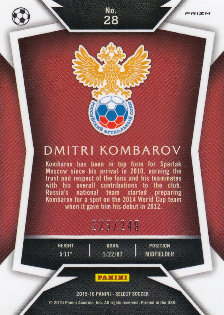 028. DMITRI KOMBAROV - RUSSIA - CAMO PRIZM - #249