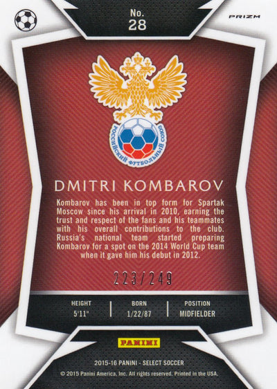 028. DMITRI KOMBAROV - RUSSIA - CAMO PRIZM - #249