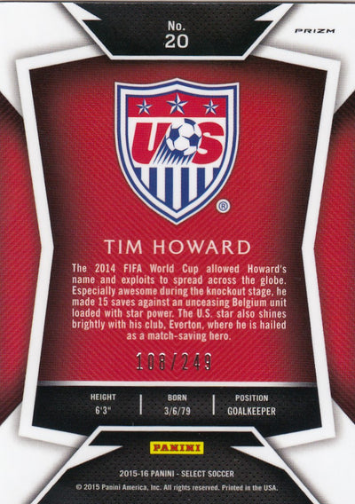 020. TIM HOWARD - USA - CAMO PRIZM - VERSON 1 - #249