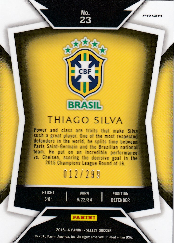 023. THIAGO SILVA - BRASIL - BLUE PRIZM - VERSON 2 - #299