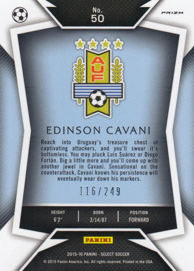 050. EDINSON CAVANI - URUGUAY - CAMO PRIZM - #249 (1)