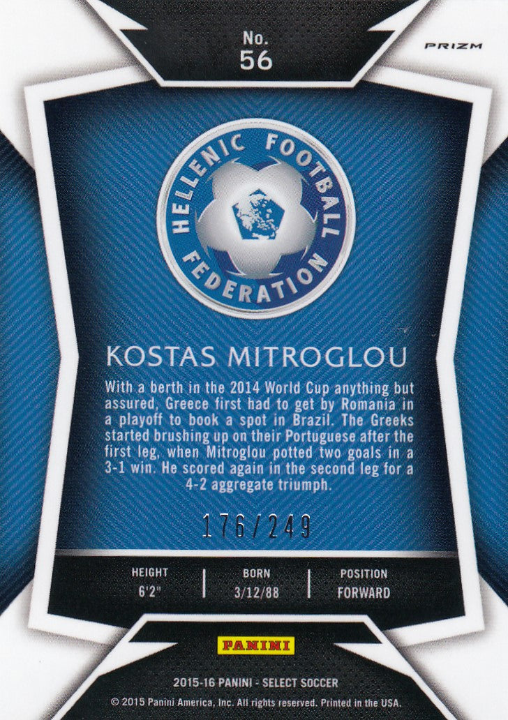 056. KOSTAS MITROGLOU - HELLAS - CAMO PRIZM - VERSON 1 - #249