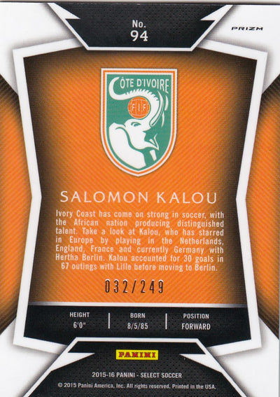 094. SALOMON KALOU - IVORY COAST - CAMO PRIZM - #249