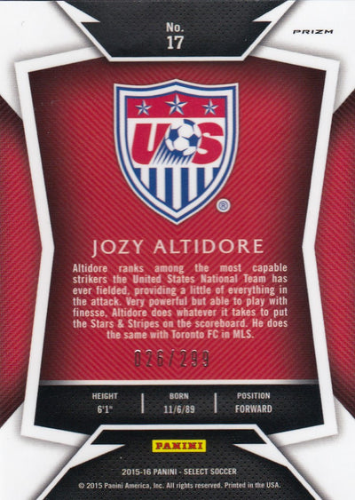 017. JOZY ALTIDORE - USA - BLUE PRIZM - VERSON 1 - #299 (1)