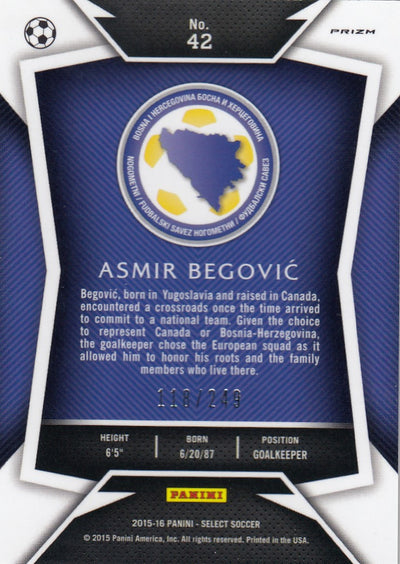 042. ASMIR BEGOVIC - BOSNIA-HERZEGOVINA - CAMO PRIZM - #249