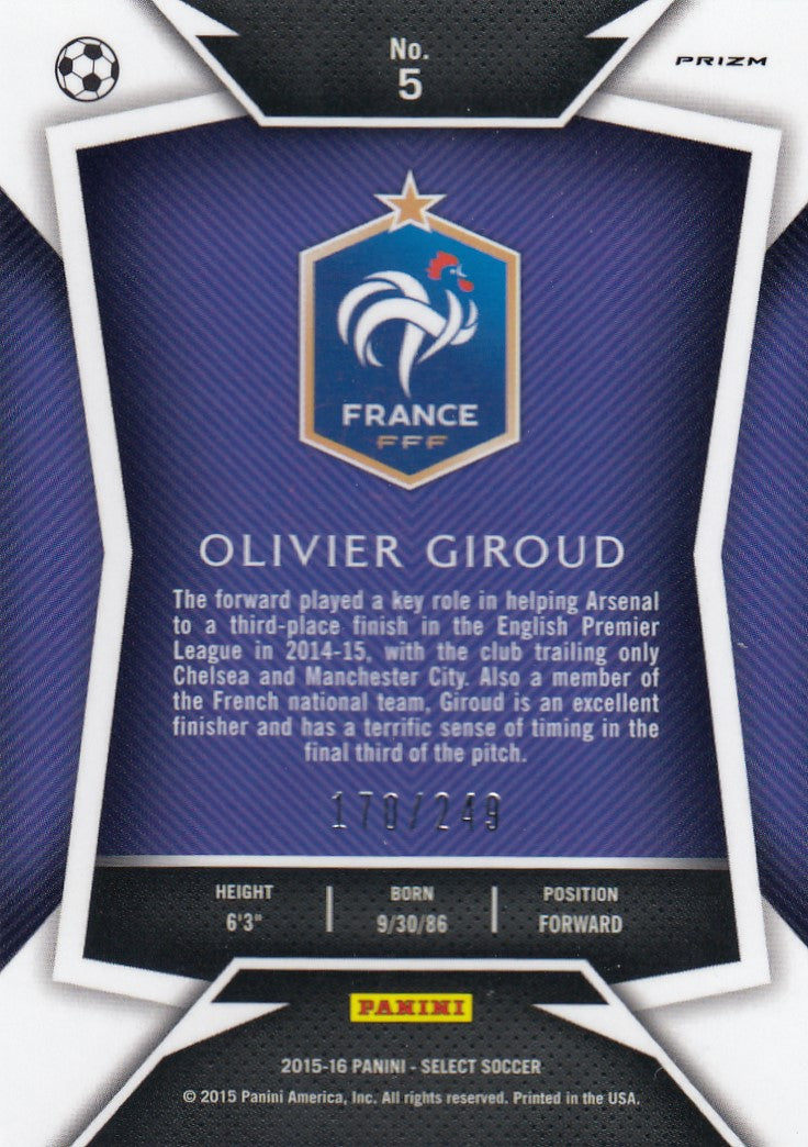 005. OLIVIER GIROUD - FRANCE - CAMO PRIZM - #249