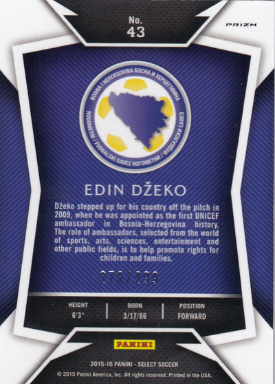043. EDIN DZEKO - BOSNIA-HERZEGOVINA - BLUE PRIZM - #299
