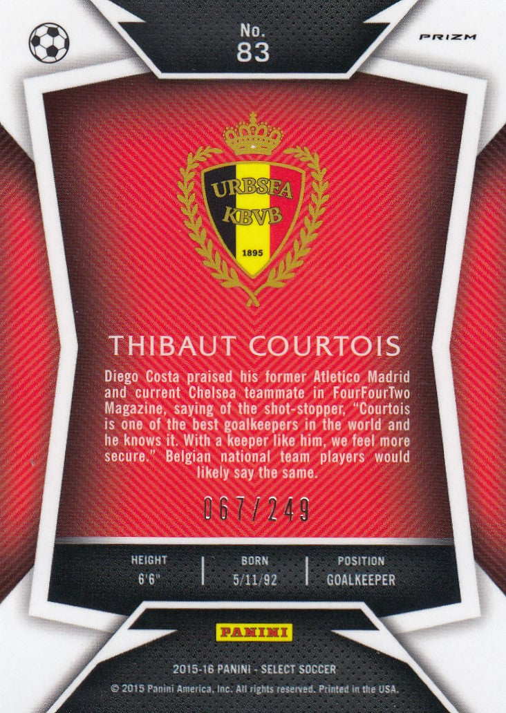 083. THIBAUT COURTOIS - BELGIUM - CAMO PRIZM - VERSON 2 - #249