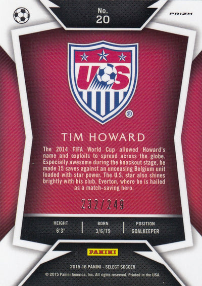 020. TIM HOWARD - USA - CAMO PRIZM - VERSON 2 - #249