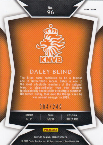 096. DALEY BLIND - NETHERLANDS - CAMO PRIZM - #249 (1)