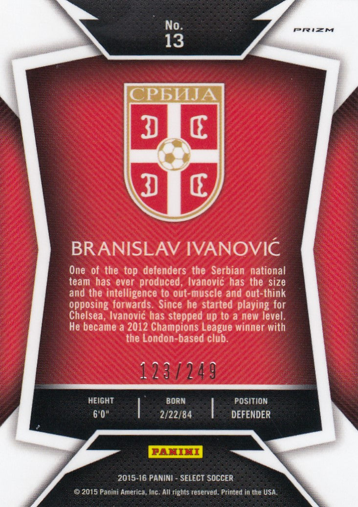 013. BRANISLAV IVANOVIC - SERBIA - CAMO PRIZM - #249 (1)