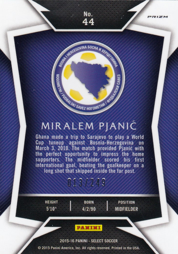 044. MIRALEM PJANIC - BOSNIA-HERZEGOVINA - CAMO PRIZM - #249 (1)