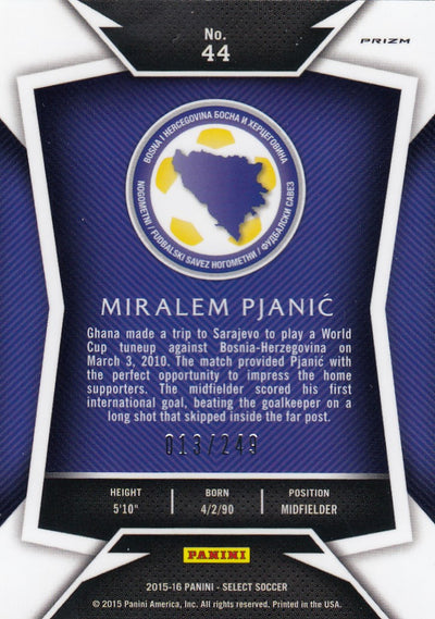 044. MIRALEM PJANIC - BOSNIA-HERZEGOVINA - CAMO PRIZM - #249 (1)
