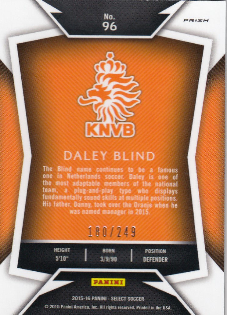 096. DALEY BLIND - NETHERLANDS - CAMO PRIZM - #249 (2)