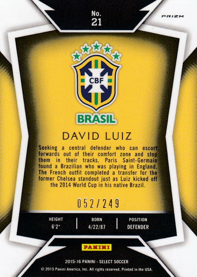021. DAVID LUIZ - BRASIL - CAMO PRIZM - #249 (1)