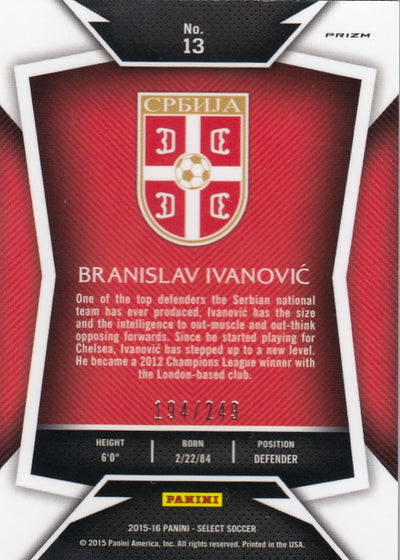 013. BRANISLAV IVANOVIC - SERBIA - CAMO PRIZM - #249 (2)