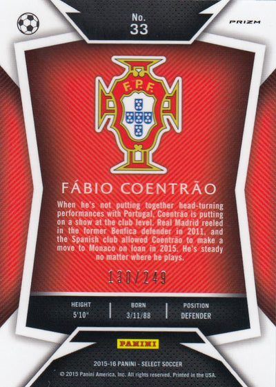 033. FÀBIO COENTRÀO - PORTUGAL - CAMO PRIZM - #249 (3)