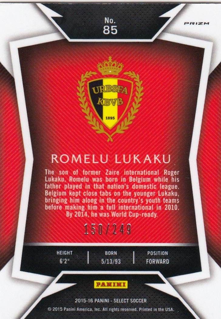 085. ROMELU LUKAKU - BELGIUM - CAMO PRIZM - VERSON 1 - #249