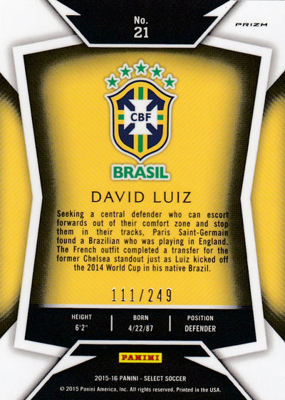 021. DAVID LUIZ - BRASIL - CAMO PRIZM - #249 (2)