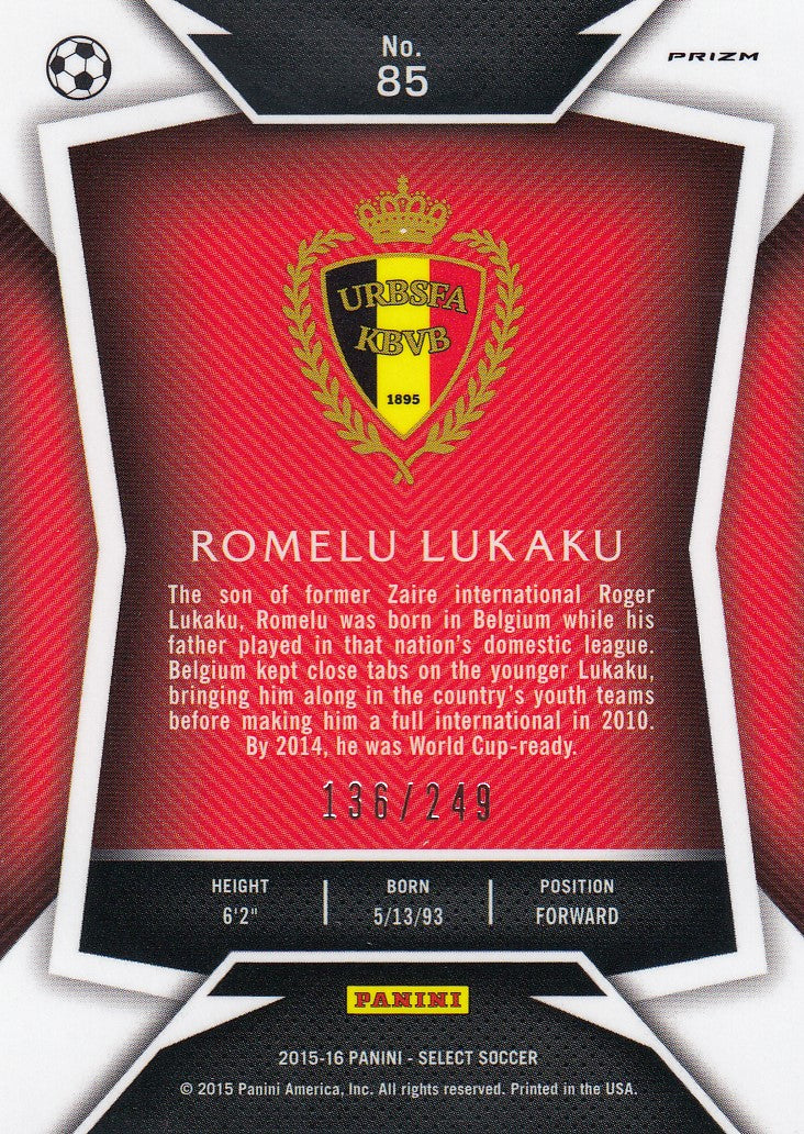085. ROMELU LUKAKU - BELGIUM - CAMO PRIZM - VERSON 2 - #249