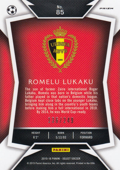 085. ROMELU LUKAKU - BELGIUM - CAMO PRIZM - VERSON 2 - #249