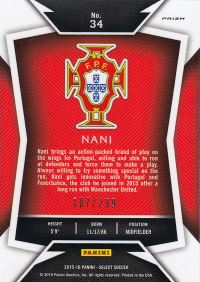 034. NANI - PORTUGAL - BLUE PRIZM - VERSON 2 - #299 (1)