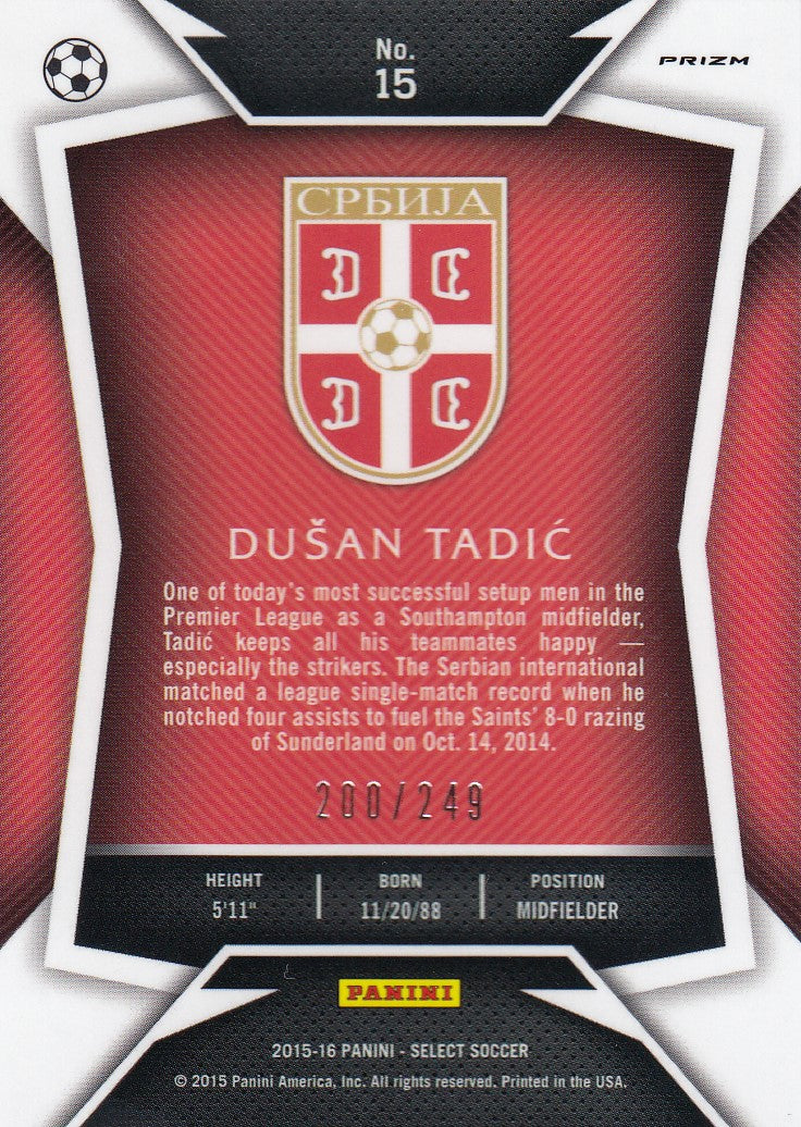 015. DUSAN TADIC - SERBIA - CAMO PRIZM - #249 (2)