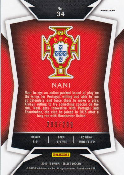 034. NANI - PORTUGAL - BLUE PRIZM - VERSON 2 - #299 (2)