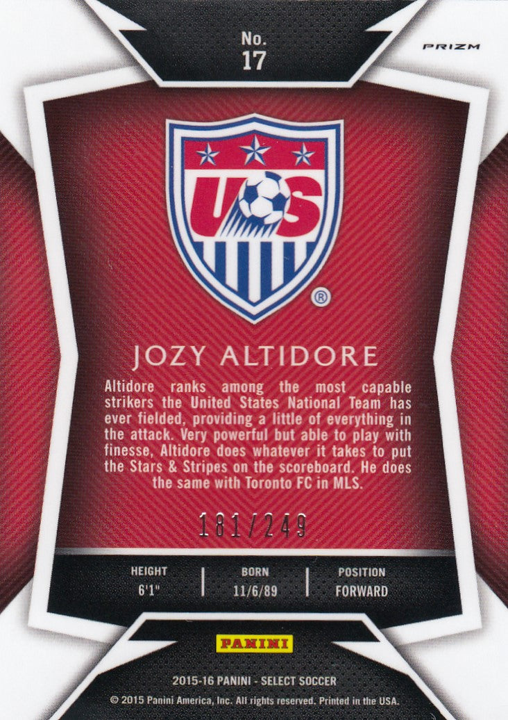 017. JOZY ALTIDORE - USA - CAMO PRIZM - #249