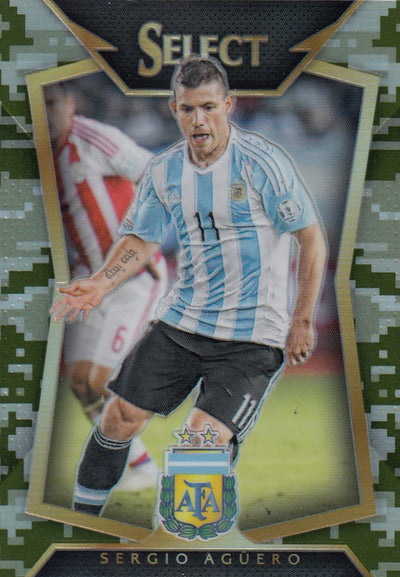 062. SERGIO AGUERO - ARGENTINA - CAMO PRIZM - #249 (1)