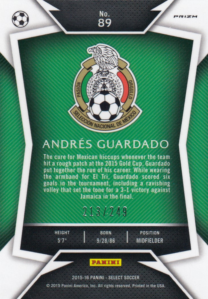 089. ANDRÈS GUARDADO - MÈXICO - CAMO PRIZM - #249