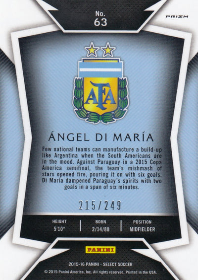 063. ÀNGEL DI MARÌA - ARGENTINA - CAMO PRIZM - #249