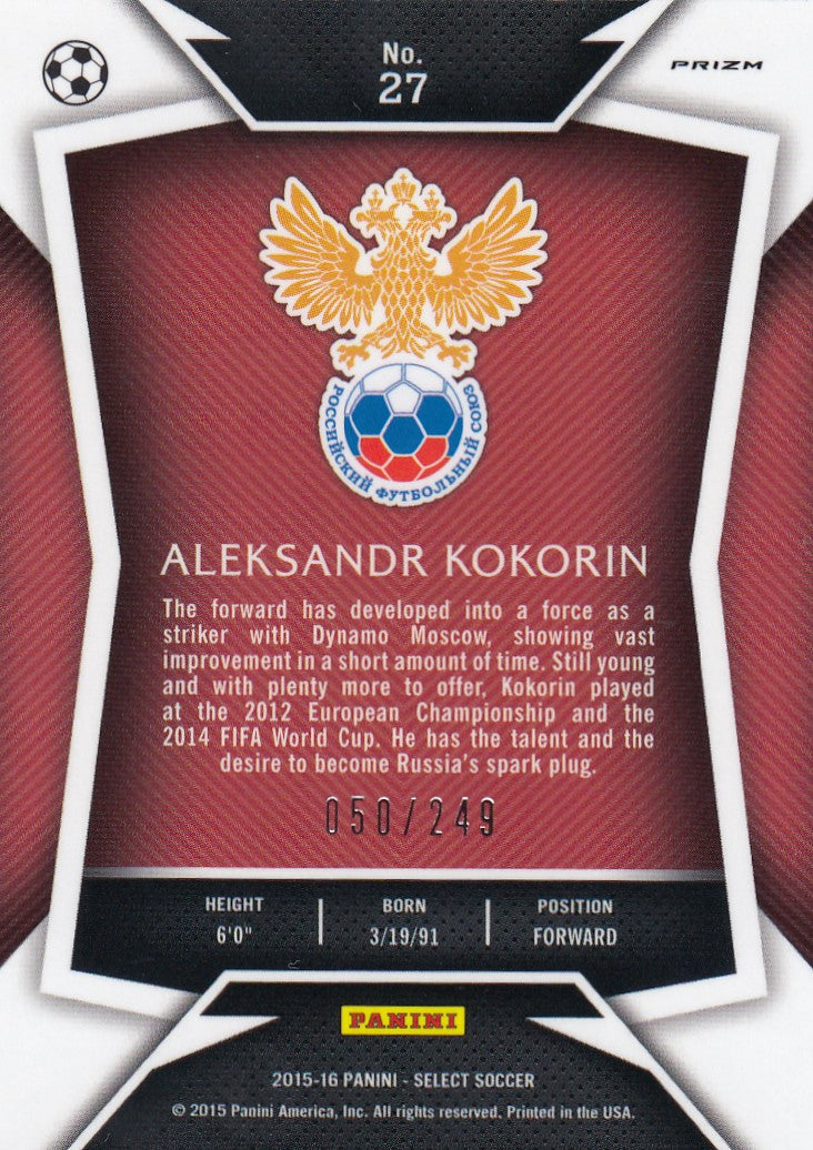 027. ALEKSANDR KOKORIN - RUSSIA - CAMO PRIZM - VERSON 2 - #249