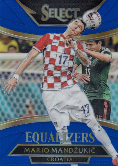 007. MARIO MANDZUKIC - CROATIA - SELECT BLUE PRIZM - EQUALIZERS - #299 (1)