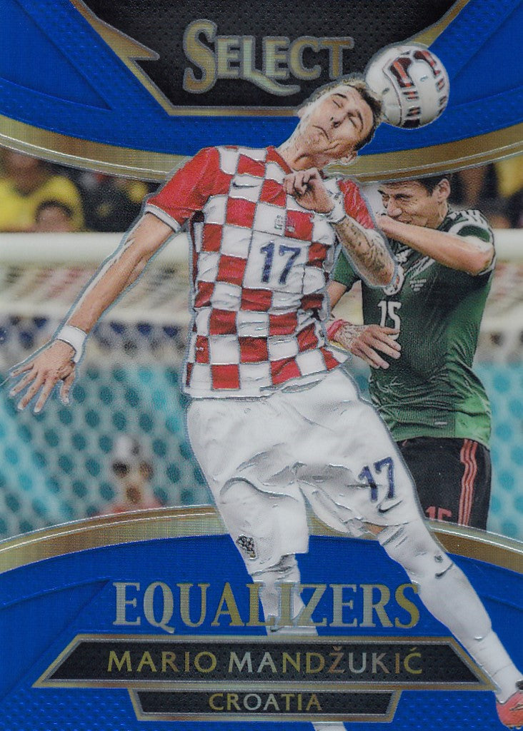 007. MARIO MANDZUKIC - CROATIA - SELECT BLUE PRIZM - EQUALIZERS - #299 (1)