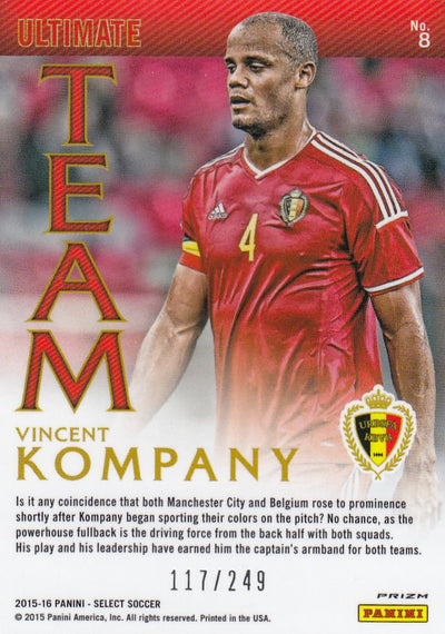 008. VINCENT KOMPANY - BELGIUM - SELECT CAMO PRIZM - ULTIMATE TEAM - #249 (1)