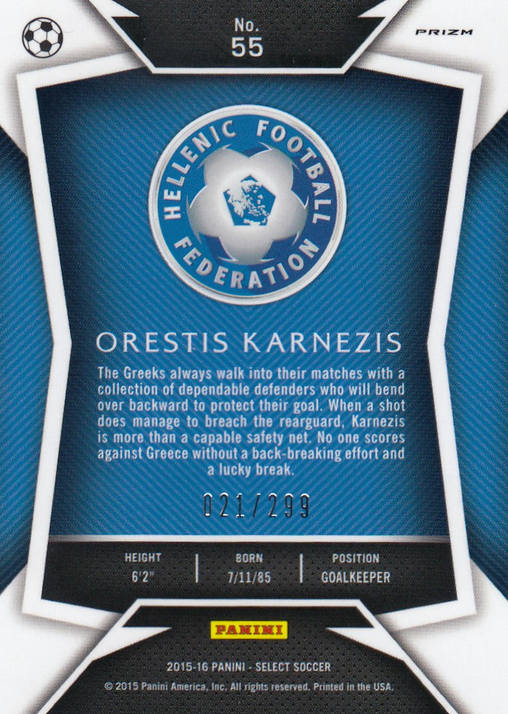 055. ORESTIS KARNEZIS - HELLAS - BLUE PRIZM - #299