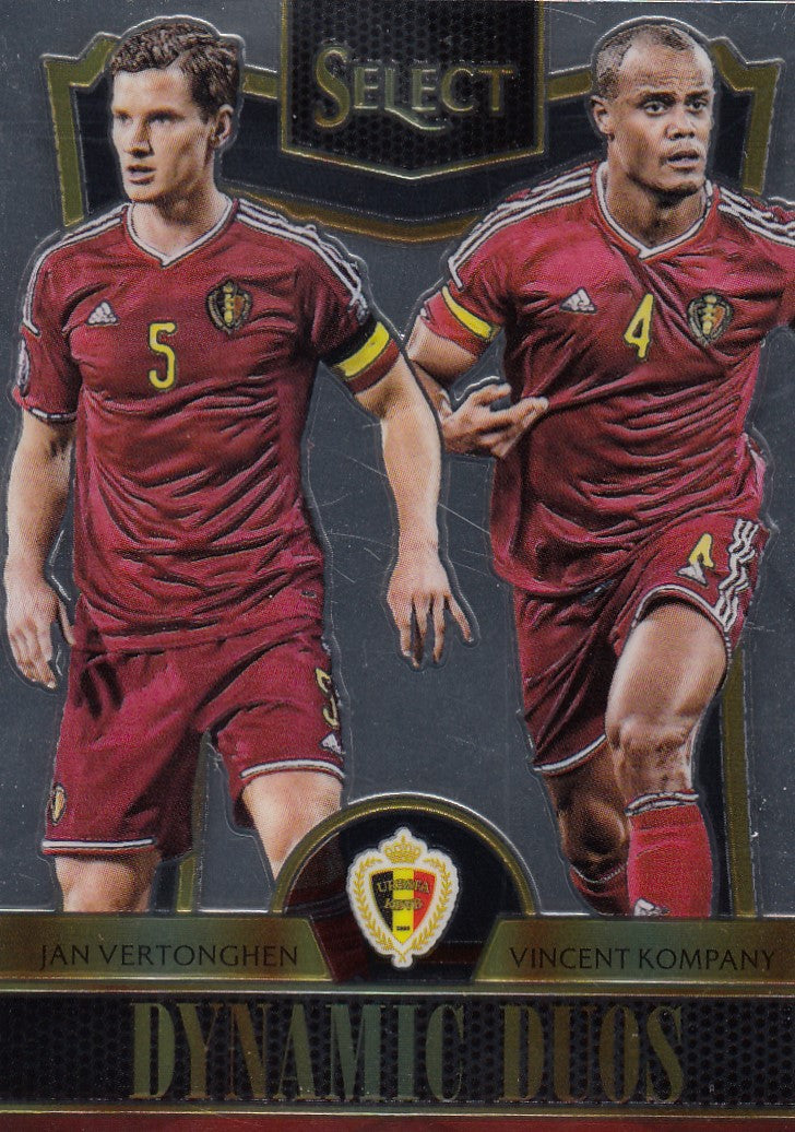 002. JAN VERONGHEN/VINCENT KOMPANY - BELGIUM - SELECT PRIZM - DYNAMIC DUOS