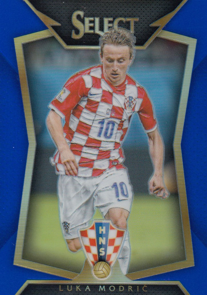 068. LUKA MODRIC - CROATIA - BLUE PRIZM - VERSON 1 - #299 (2)