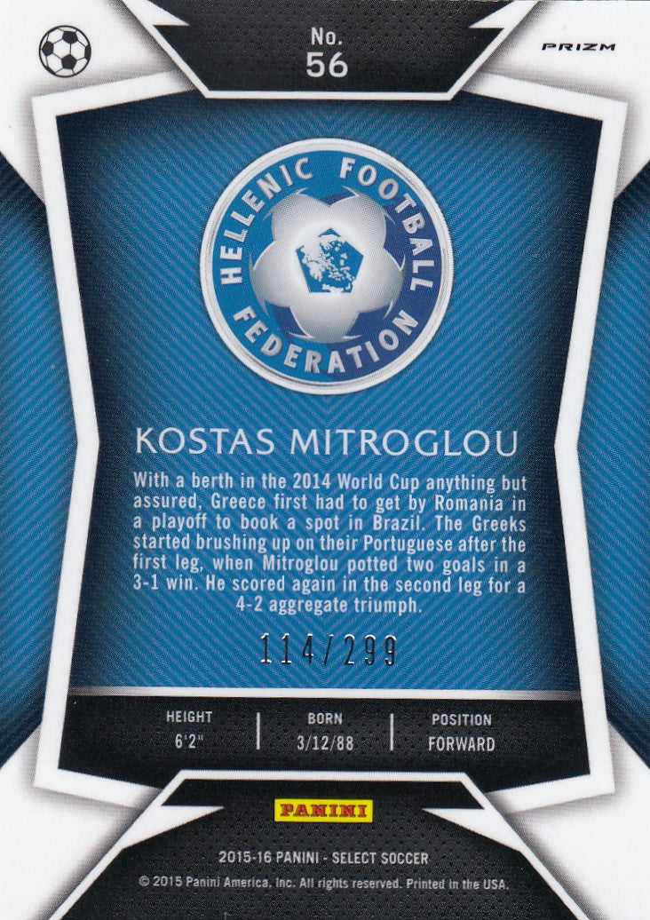 056. KOSTAS MITROGLOU - HELLAS - BLUE PRIZM - #299