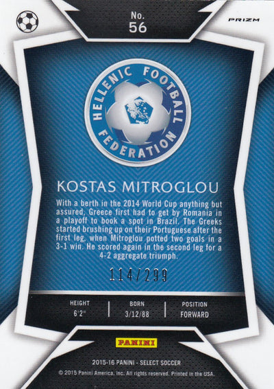 056. KOSTAS MITROGLOU - HELLAS - BLUE PRIZM - #299