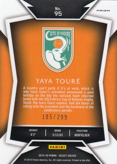 095. YAYA TOURÈ - IVORY COAST - BLUE PRIZM - #299