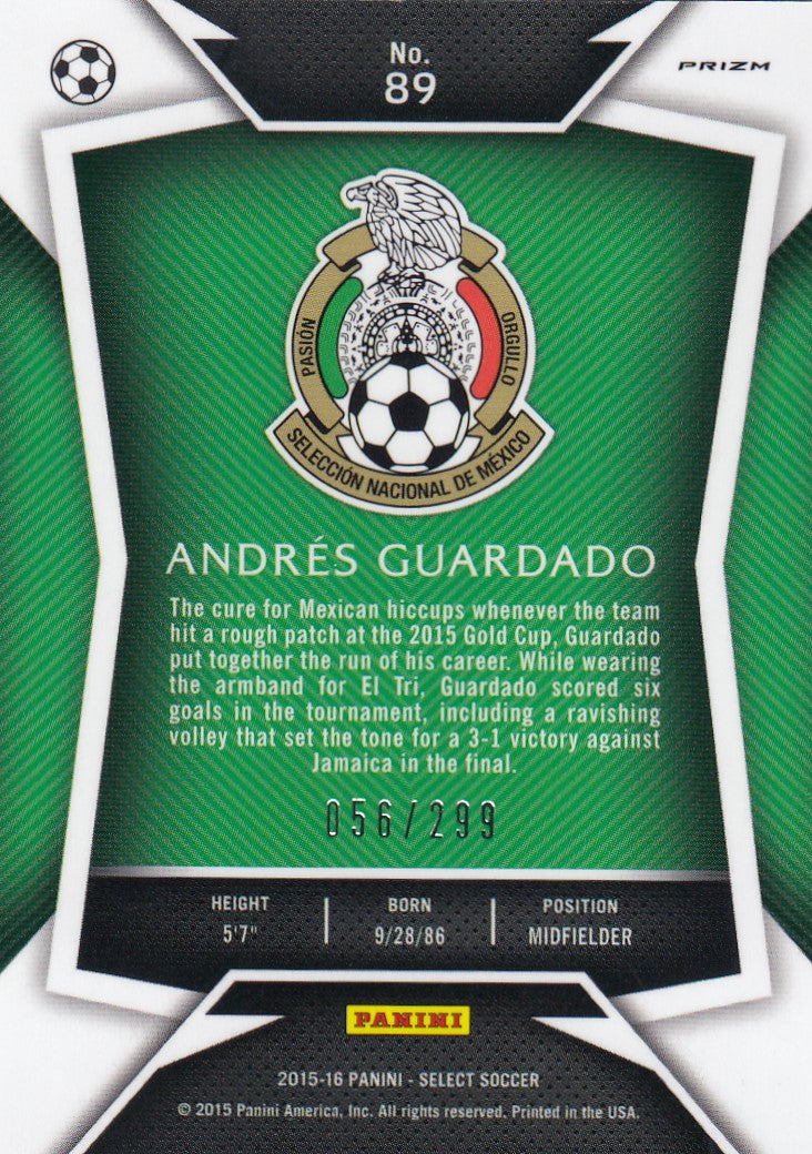 089. ANDRÈS GUARDADO - MÈXICO - BLUE PRIZM - VERSON 2 - #299 (1)
