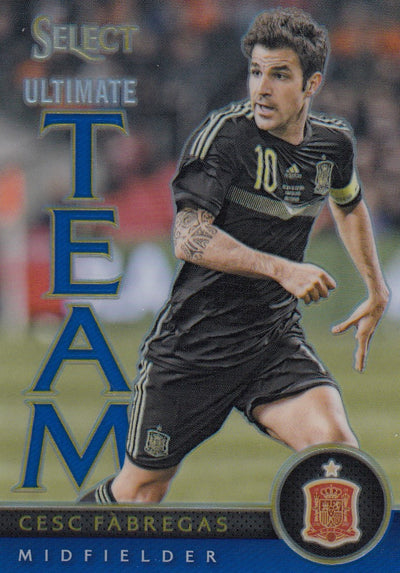 011. CESC FÀBREGAS - SPAIN - SELECT BLUE PRIZM - ULTIMATE TEAM - #299
