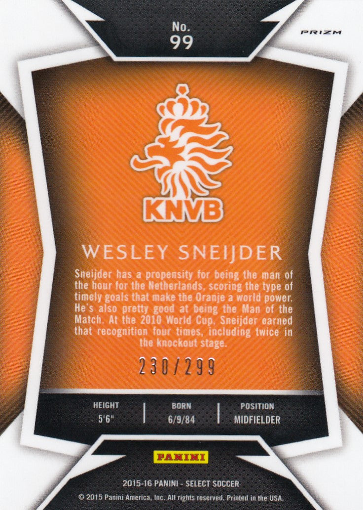 099. WESLEY SNEIJDER - NETHERLANDS - BLUE PRIZM - #299